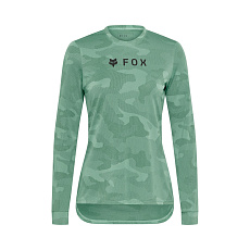 Dámský cyklo dres Fox W Ranger Tru Dri Ls Jersey  Pine