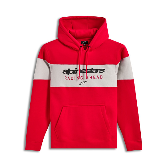 mikina CUBIC HOODIE, ALPINESTARS (červená/šedá) mikina CUBIC HOODIE, ALPINESTARS (červená/šedá)