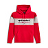 mikina CUBIC HOODIE, ALPINESTARS (červená/šedá)