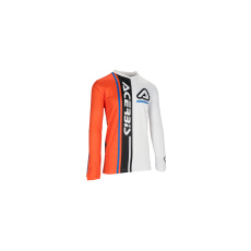 ACERBIS dres MX J-TRACK CONNECTION bílá/oranž ACERBIS dres MX J-TRACK CONNECTION bílá/oranž