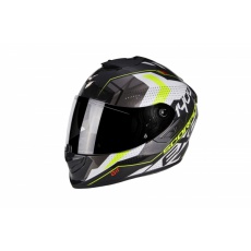 Moto přilba SCORPION EXO-1400 AIR TRIKA bílo/černo/neonově žlutá Moto přilba SCORPION EXO-1400 AIR TRIKA bílo/černo/neonově žlutá
