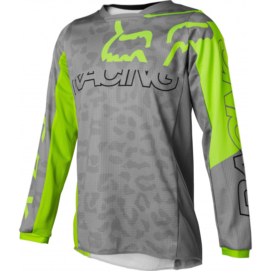 Dětský dres Fox Yth Girls Skew 180 Jersey Steel Grey