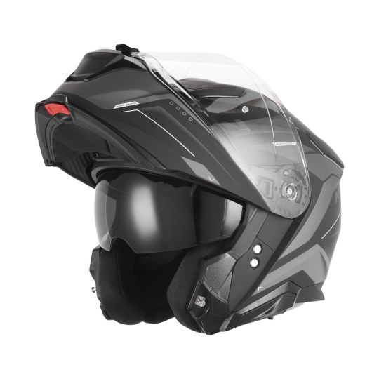 přilba N967 CONQUER, NOX (černá matná, stříbrná) 2026 přilba N967 CONQUER, NOX (černá matná, stříbrná) 2026