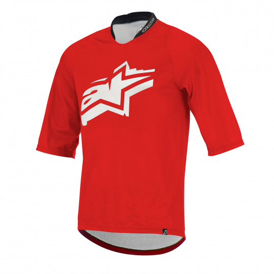 Alpinestars Totem 3/4 Jersey dres Red White - velikost XL
