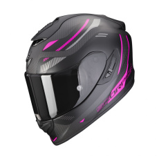 Moto přilba SCORPION EXO-1400 EVO CARBON AIR KYDRA matná černo/růžová Moto přilba SCORPION EXO-1400 EVO CARBON AIR KYDRA matná černo/růžová