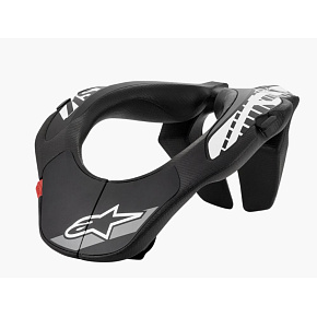 Alpinestars Youth Neck Support (včetně pásků X-strap) Černobílý Alpinestars Youth Neck Support (včetně pásků X-strap) Černobílý