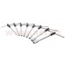 sada 8x T- klíčů délka 300 mm (6,8,10,12,13,14,17,19), BIKESERVICE