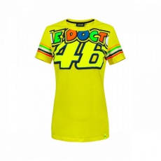Dámské triko Valentino Rossi VR46 žluté 307001 Dámské triko Valentino Rossi VR46 žluté 307001