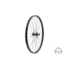 KELLYS Zapletené kolo zadní KLS SEGADOR 25 SL DSC R, 28/29", black KELLYS Zapletené kolo zadní KLS SEGADOR 25 SL DSC R, 28/29", black