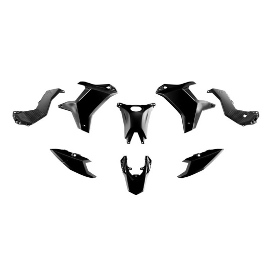 sada plastů YAMAHA Tenere, RTECH (černá, 5 dílů)