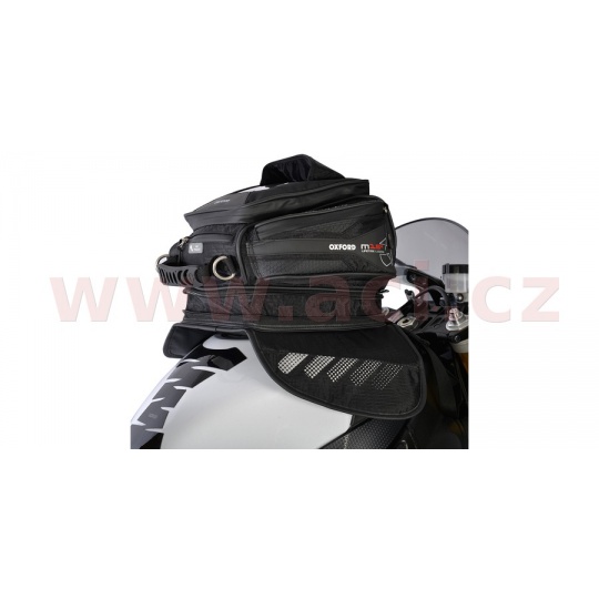 tankbag na motocykl M15R, OXFORD (černý, s magnetickou základnou, objem 15 l)