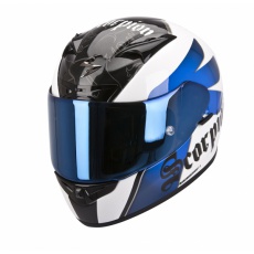 Moto přilba SCORPION EXO-710 AIR KNIGHT bílo/modrá Moto přilba SCORPION EXO-710 AIR KNIGHT bílo/modrá