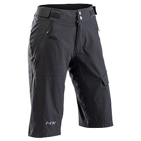 Dámské cyklo šortky Northwave Edge Woman Baggy Black vel.: M Dámské cyklo šortky Northwave Edge Woman Baggy Black vel.: M