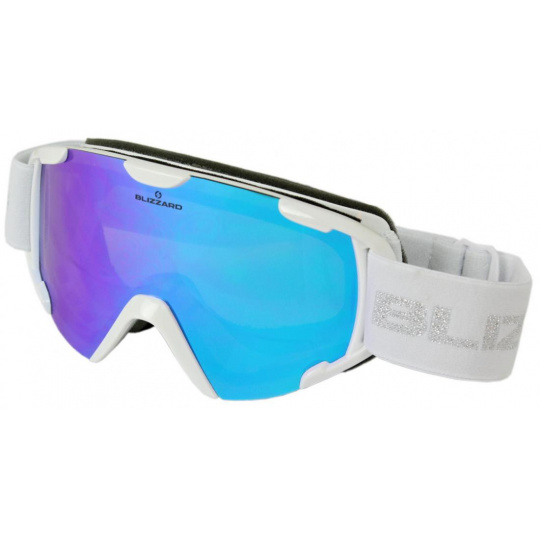 lyžařské brýle BLIZZARD Ski Gog. 938 MDAVZO, white shiny, smoke2, ice blue revo