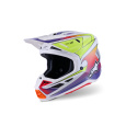 přilba SM7 FUSE, ALPINESTARS (bílá/žlutá fluo/fialová) 2026