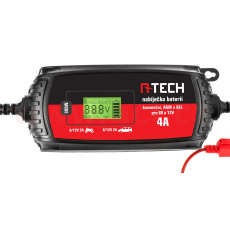 nabíječka A-TECH 6/12 V, 3-120 Ah, 4 A nabíječka A-TECH 6/12 V, 3-120 Ah, 4 A