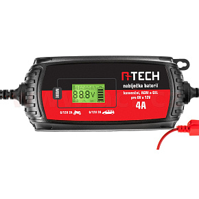 nabíječka A-TECH 6/12 V, 3-120 Ah, 4 A nabíječka A-TECH 6/12 V, 3-120 Ah, 4 A
