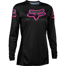 Dámský MX dres Fox Wmns 180 Blackout Jersey Black/Pink 