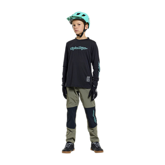 TLD DĚTSKÝ DRES S DLOUHÝM RUKÁVEM YOUTH SKYLINE RIDE TEE SIGNATURE BLACK / REAL TEAL (38507204) TLD DĚTSKÝ DRES S DLOUHÝM RUKÁVEM YOUTH SKYLINE RIDE TEE SIGNATURE BLACK / REAL TEAL (38507204)