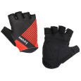 dětské krátkoprsté rukavice MAX1 Raceday 9-10 let černo/červené
