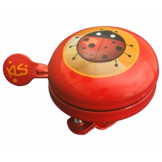 KELLYS Cyklistický Zvonek Bell 60 Kids Red KELLYS Cyklistický Zvonek Bell 60 Kids Red