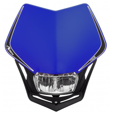 UNI přední maska včetně světla V-Face FULL LED, RTECH (modrá/černá) UNI přední maska včetně světla V-Face FULL LED, RTECH (modrá/černá)
