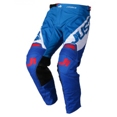 Moto kalhoty JUST1 J-FORCE VERTIGO modro/bílo/červené Moto kalhoty JUST1 J-FORCE VERTIGO modro/bílo/červené