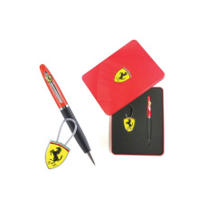 Dárková sada Scuderia Ferrari - kuličkové pero a klíčenka Dárková sada Scuderia Ferrari - kuličkové pero a klíčenka