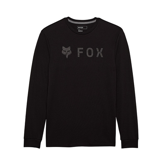 Pánské triko Fox Absolute Ls Tech Tee  Black/Black