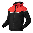 Moto bunda RICHA STRADALE HOODIE černo/červená