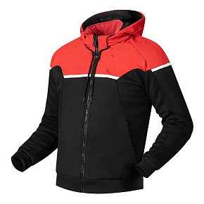 Moto bunda RICHA STRADALE HOODIE černo/červená