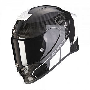 Moto přilba SCORPION EXO-R1 CARBON AIR CORPUS II černo/bílá Moto přilba SCORPION EXO-R1 CARBON AIR CORPUS II černo/bílá