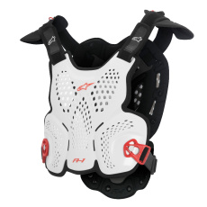 chránič těla A-1 ROOST GUARD certifikace CE2, ALPINESTARS (bílý/černý/červený) 2025 chránič těla A-1 ROOST GUARD certifikace CE2, ALPINESTARS (bílý/černý/červený) 2025