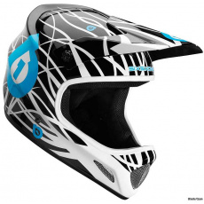661 Evo helma Wired černo/modrá SixSixOne - black/cyan