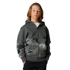Dětská mikina Fox Yth Lindon Zip Fleece Black Camor Dětská mikina Fox Yth Lindon Zip Fleece Black Camor