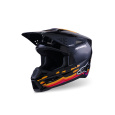 přilba S-M3 FORCE, ALPINESTARS (černá/žlutá/červená/bílá) 2026