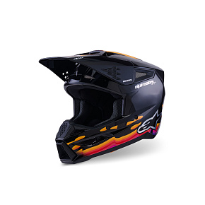 přilba S-M3 FORCE, ALPINESTARS (černá/žlutá/červená/bílá) 2027 přilba S-M3 FORCE, ALPINESTARS (černá/žlutá/červená/bílá) 2027