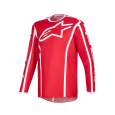 dres FLUID APEX, ALPINESTARS (červená/bílá) 2026