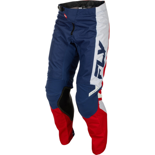 kalhoty KINETIC, FLY RACING - USA 2026 (červená/bílá/modrá)