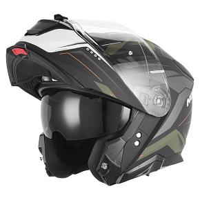 přilba N967 CONQUER, NOX (černá matná, khaki, oranžová) 2026