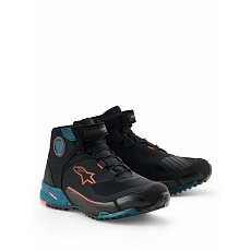 boty CR-X DRYSTAR, ALPINESTARS (černá/modrá/oranžová fluo) 2026 boty CR-X DRYSTAR, ALPINESTARS (černá/modrá/oranžová fluo) 2026