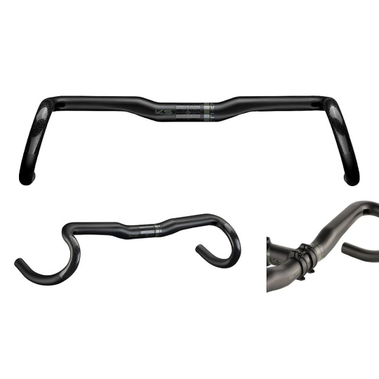 KS Ether Carbon Gravel bar řidítka 31,8 mm / 440 mm / 18 mm
