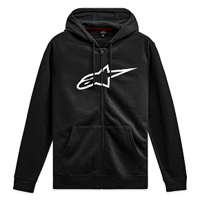 mikina AGELESS ZIP HOODIE 3, ALPINESTARS (černá/bílá) mikina AGELESS ZIP HOODIE 3, ALPINESTARS (černá/bílá)