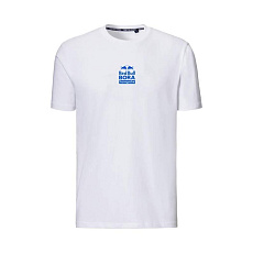 Volnočasové tričko Red Bull Bora Hansgrohe bílé - edice MONUMENTS - M