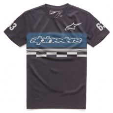 Pánské tričko Alpinestars Finish Tee Black Pánské tričko Alpinestars Finish Tee Black