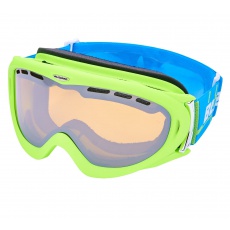 lyžařské brýle BLIZZARD Ski Gog. 905 MDAVZFO, neon green matt, amber2-3, blue mirror, photo lyžařské brýle BLIZZARD Ski Gog. 905 MDAVZFO, neon green matt, amber2-3, blue mirror, photo