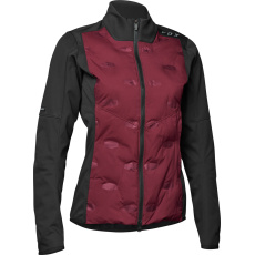 Dámská cyklo bunda Fox W Ranger WindblocR Fire Jacket Dark Maroon Dámská cyklo bunda Fox W Ranger WindblocR Fire Jacket Dark Maroon