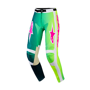 kalhoty RACER PORTL, ALPINESTARS (zelená/bílá/černá) 2026 kalhoty RACER PORTL, ALPINESTARS (zelená/bílá/černá) 2026
