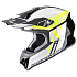 Moto přilba SCORPION VX-16 EVO AIR LIGNES černo/fluo žlutá
