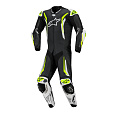 jednodílná kombinéza GP TECH V5, ALPINESTARS (černá/bílá/žlutá fluo) 2026